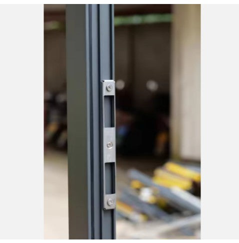 BT0110 - Aluminum Alloy Double Tempered Glass Swing Door