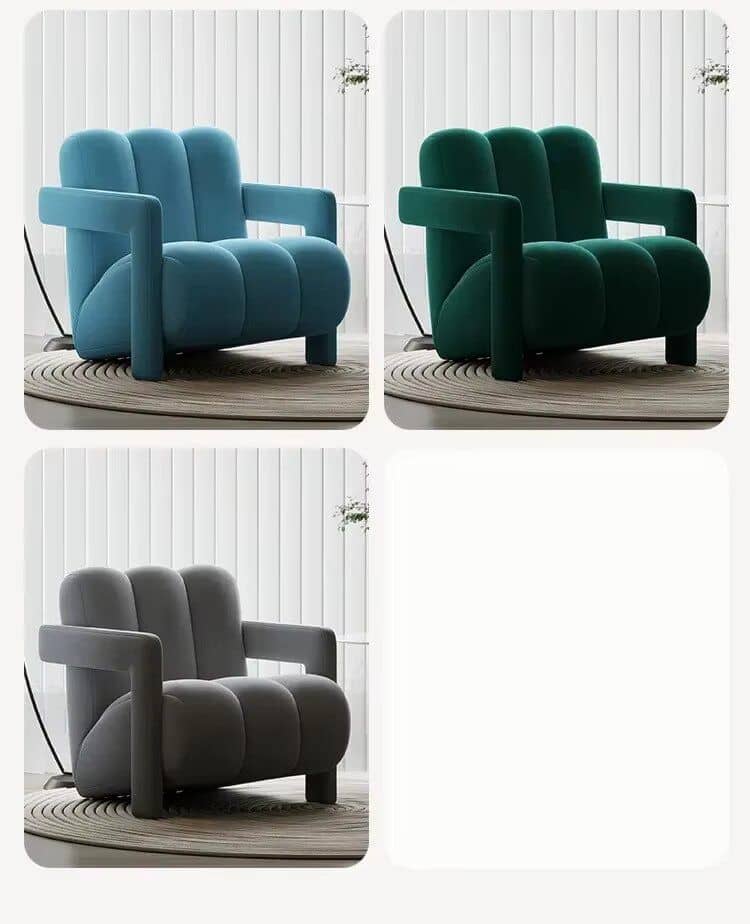 BT0001 - Fabric Chair With Solid Wood