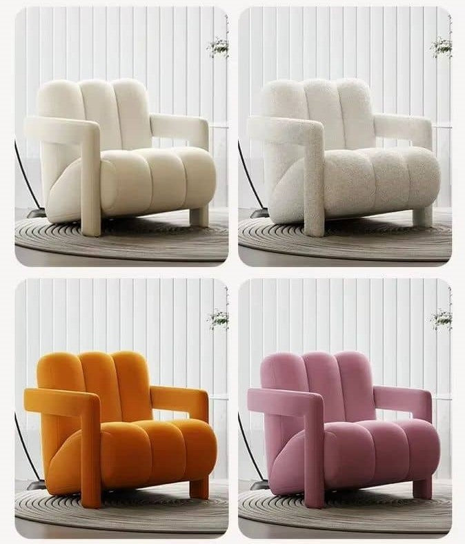 BT0001 - Fabric Chair With Solid Wood