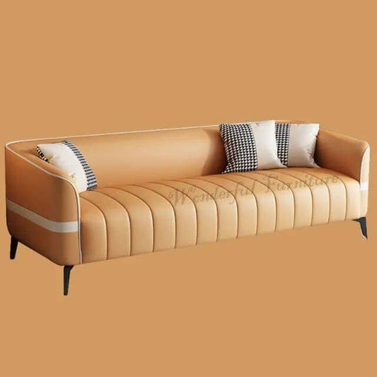 BT0002 - Modern Edge Leather Sofa