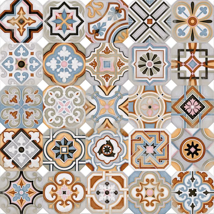 BT0063 - Handmade cement tile - Classical & Flora