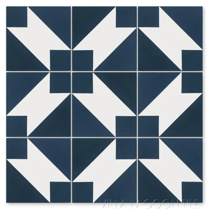 BT0061 - Handmade cement tile - Geometric Designs