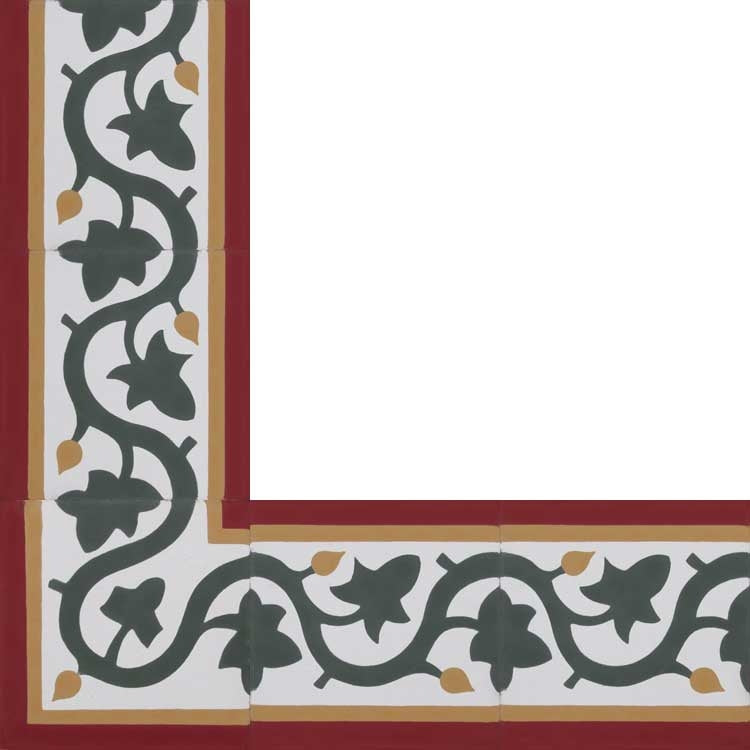 BT0059 - Handmade cement tile - Borders